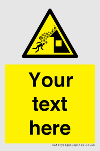 Custom warning roof avalanche